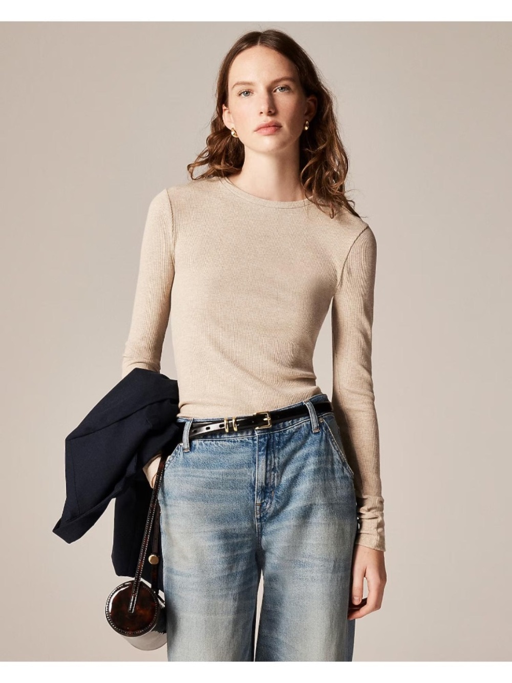 J. Crew Perfect Rib Long-Sleeve T-Shirt NWT